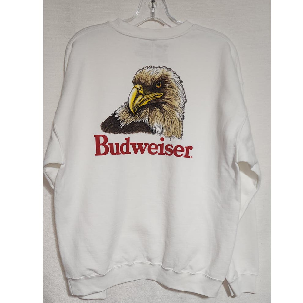 Budweiser sweatshirt large men- eagle is back of sweatshirt